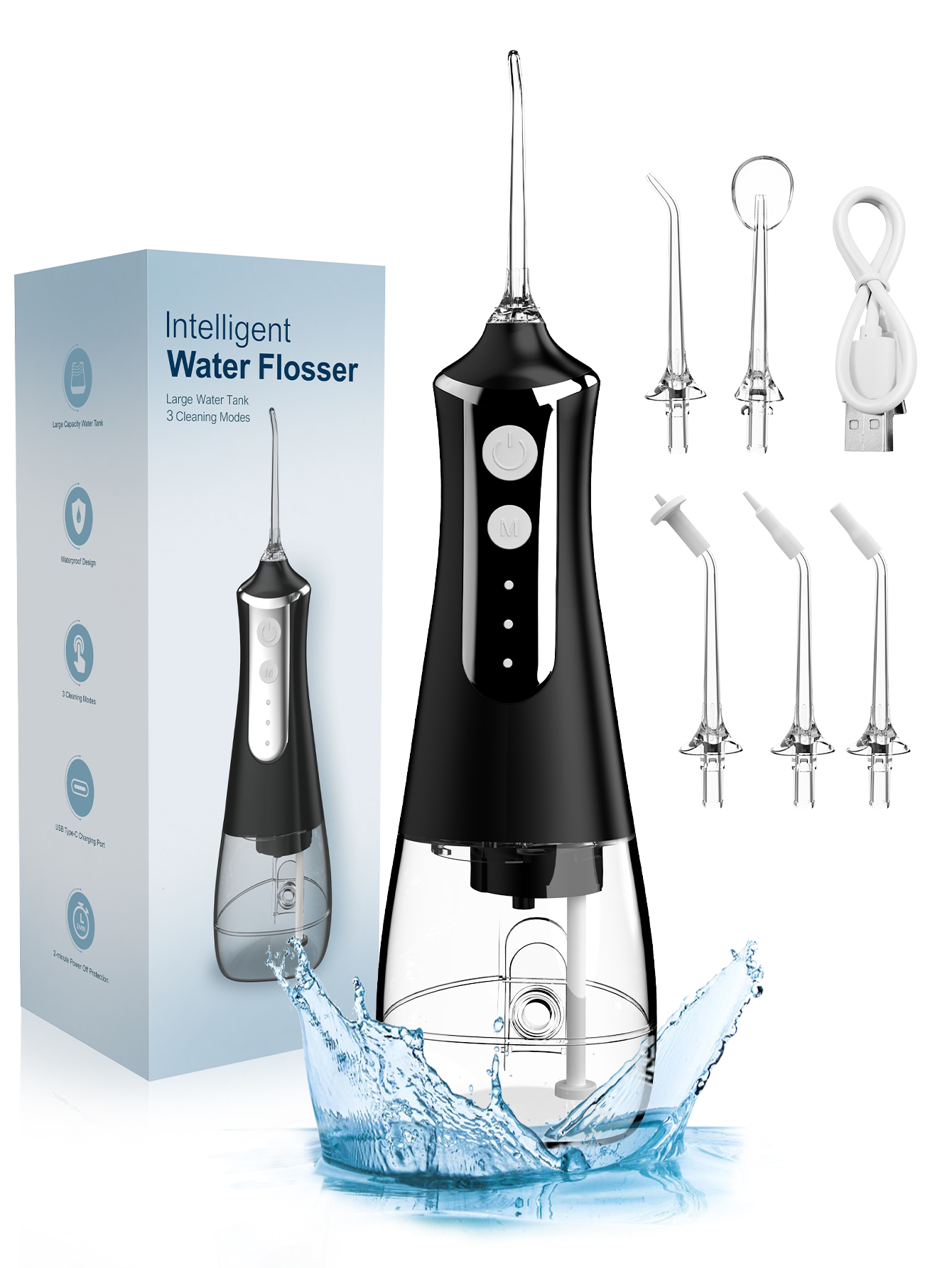 Water Flosser Cordless - Cordless Water Dental Flosser Picks for
