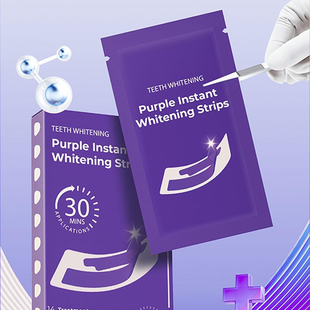 Teeth Whitening From Home - V34 Teeth Whitening Strips - Enamel