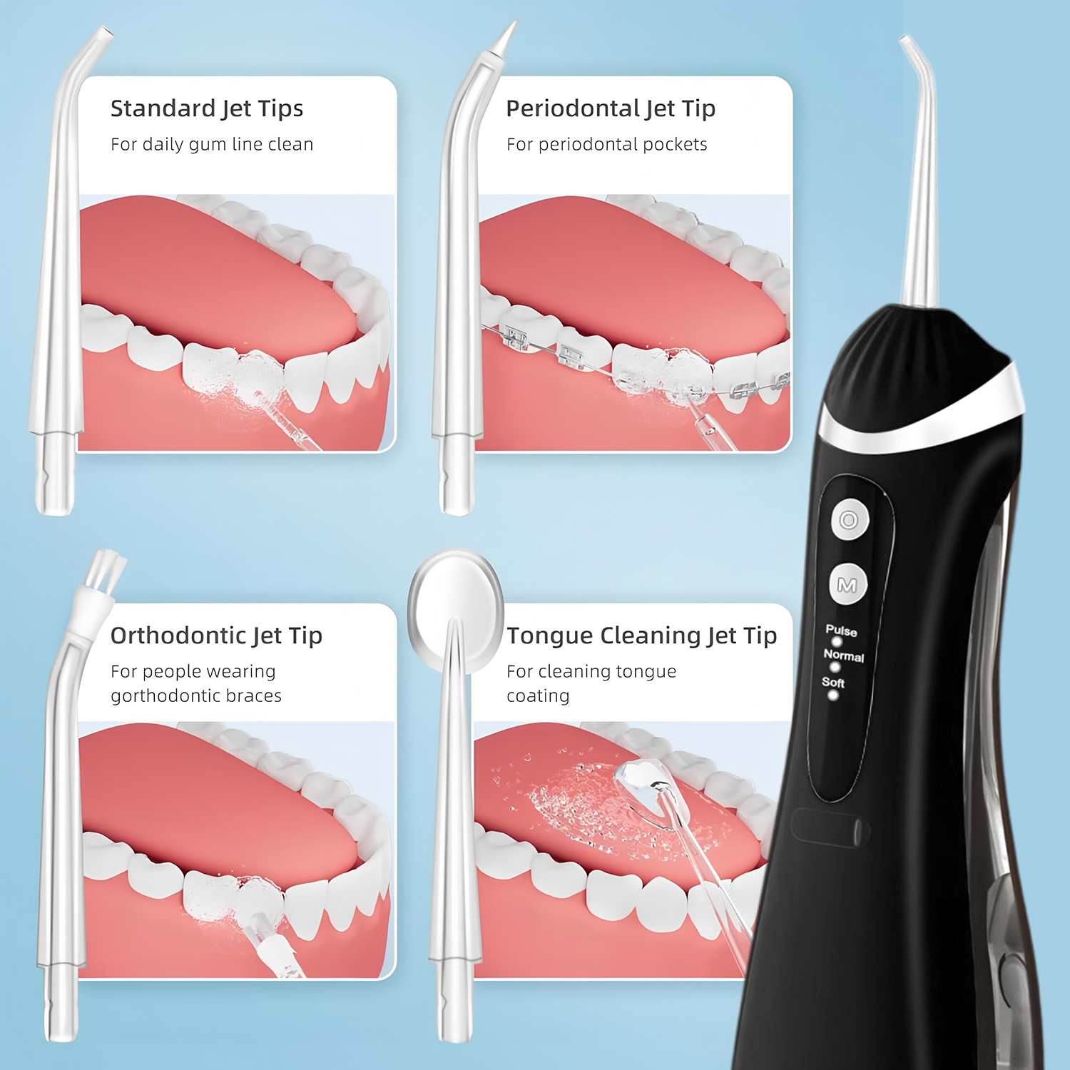Portable Cordless Dental Water - مراجعة Water Flosser Cordless وسعره