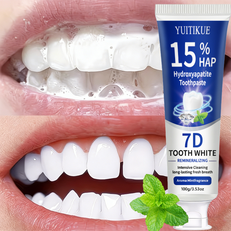 YUITIKUE 15% HAP Hydroxyapatit - مراجعة Hydroxyapatite Toothpaste وسعره