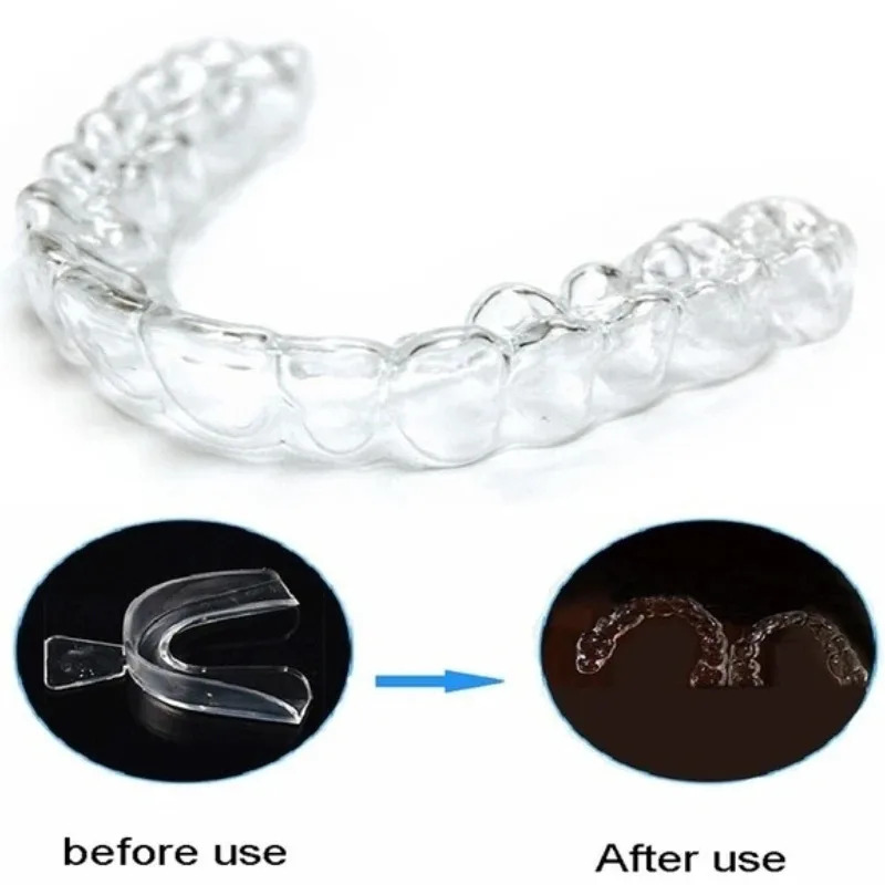 1/3/6pairs Silicone Mouth Guar - مراجعة Teeth Whitening With Trays وسعره