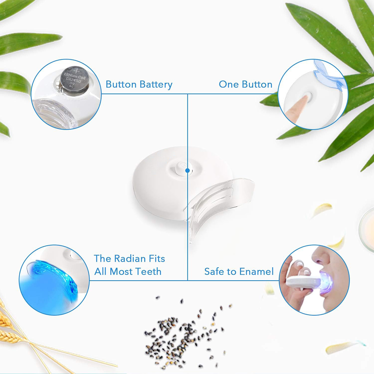 Teeth Whitening Kit - 5X LED L - مراجعة Teeth Whitening With Trays وسعره