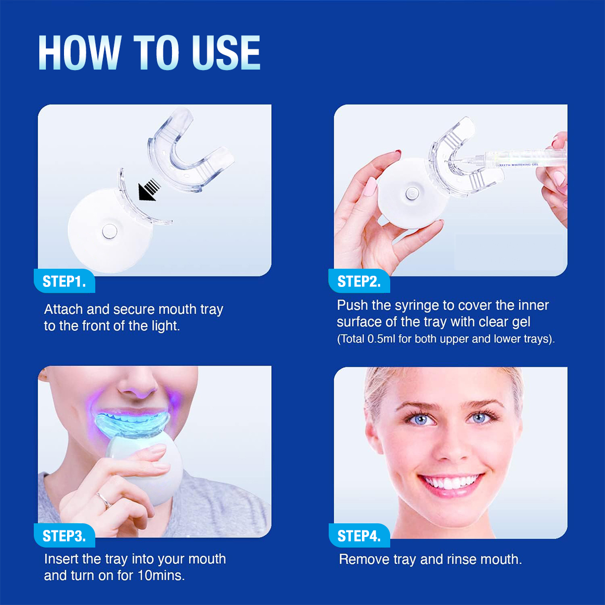 Teeth Whitening Kit - 5X LED L - مراجعة Teeth Whitening With Trays وسعره