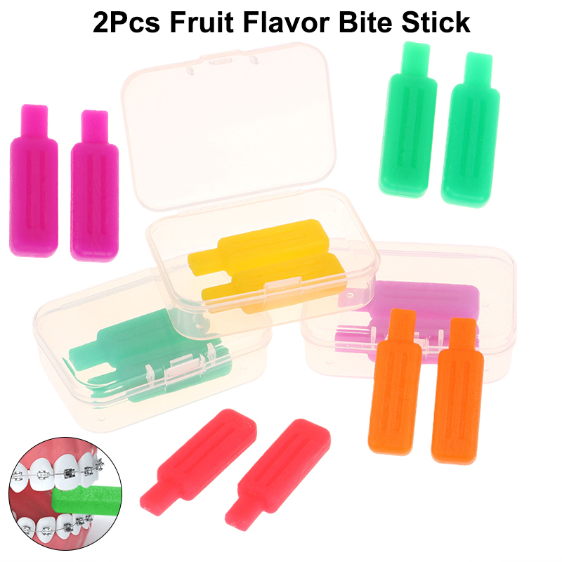 2Pcs Fruit Flavor Teeth Aligne - مراجعة Teeth Whitening With Trays وسعره