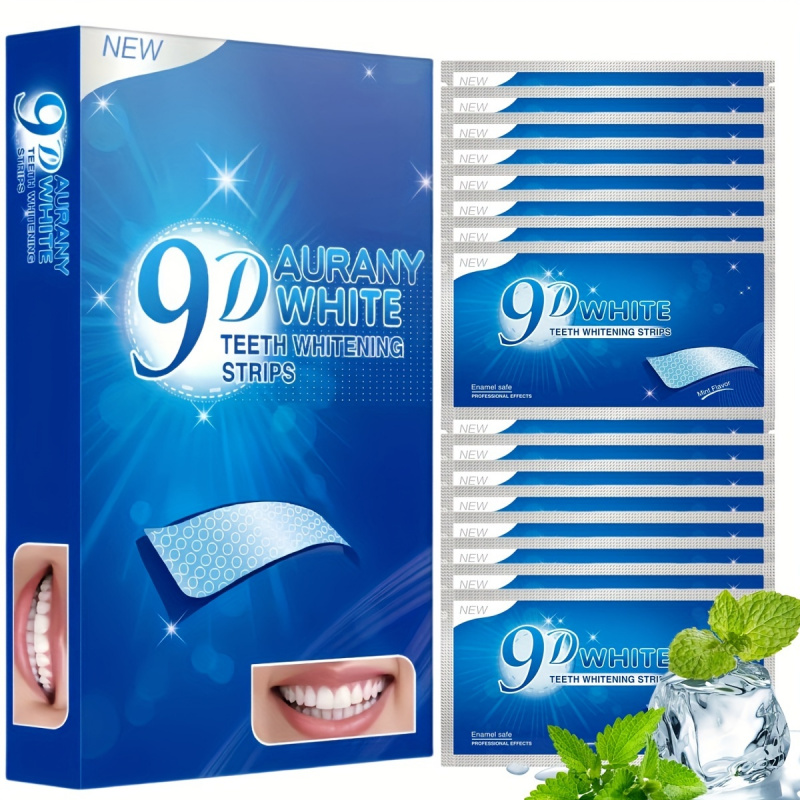 21 Pairs of 9D Aurany White Te - مراجعة Teeth Whitening From Home وسعره