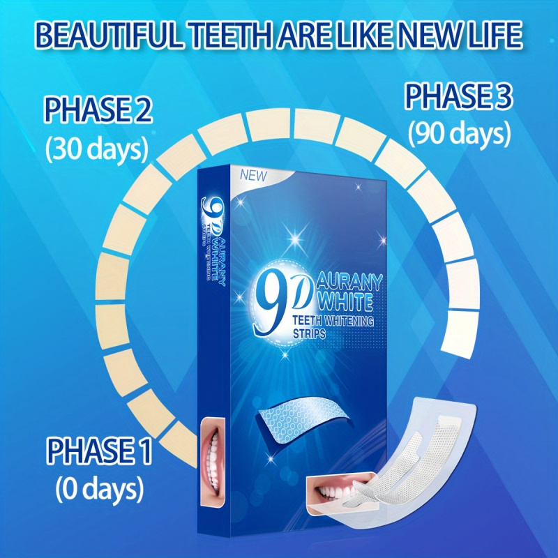 21 Pairs of 9D Aurany White Te - مراجعة Teeth Whitening From Home وسعره