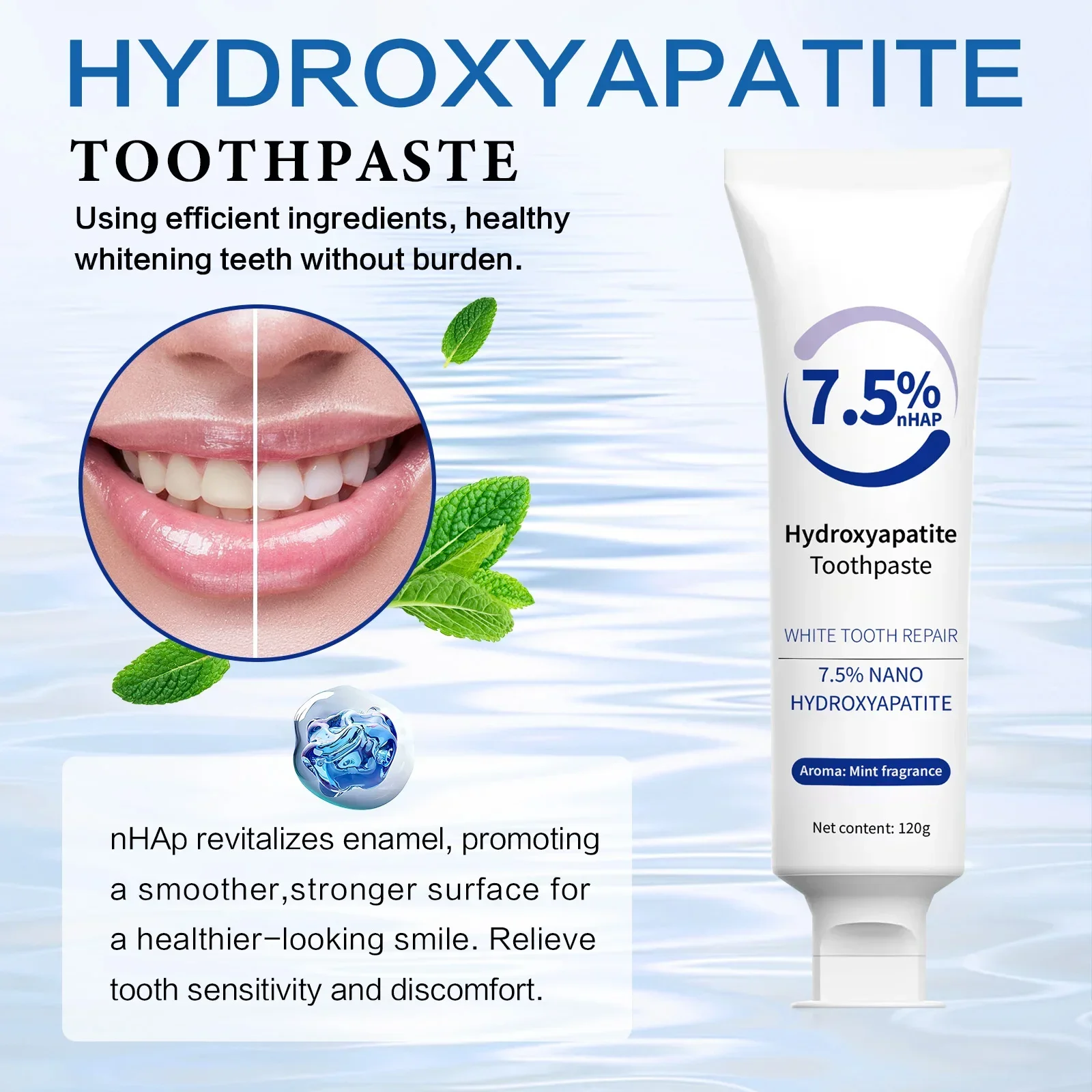 Toothpaste & Whitening Pen Kit - مراجعة Hydroxyapatite Toothpaste وسعره