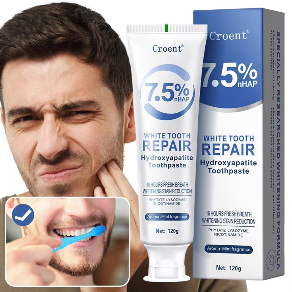 1-3pcs Whitening Toothpaste Hy - مراجعة Hydroxyapatite Toothpaste وسعره