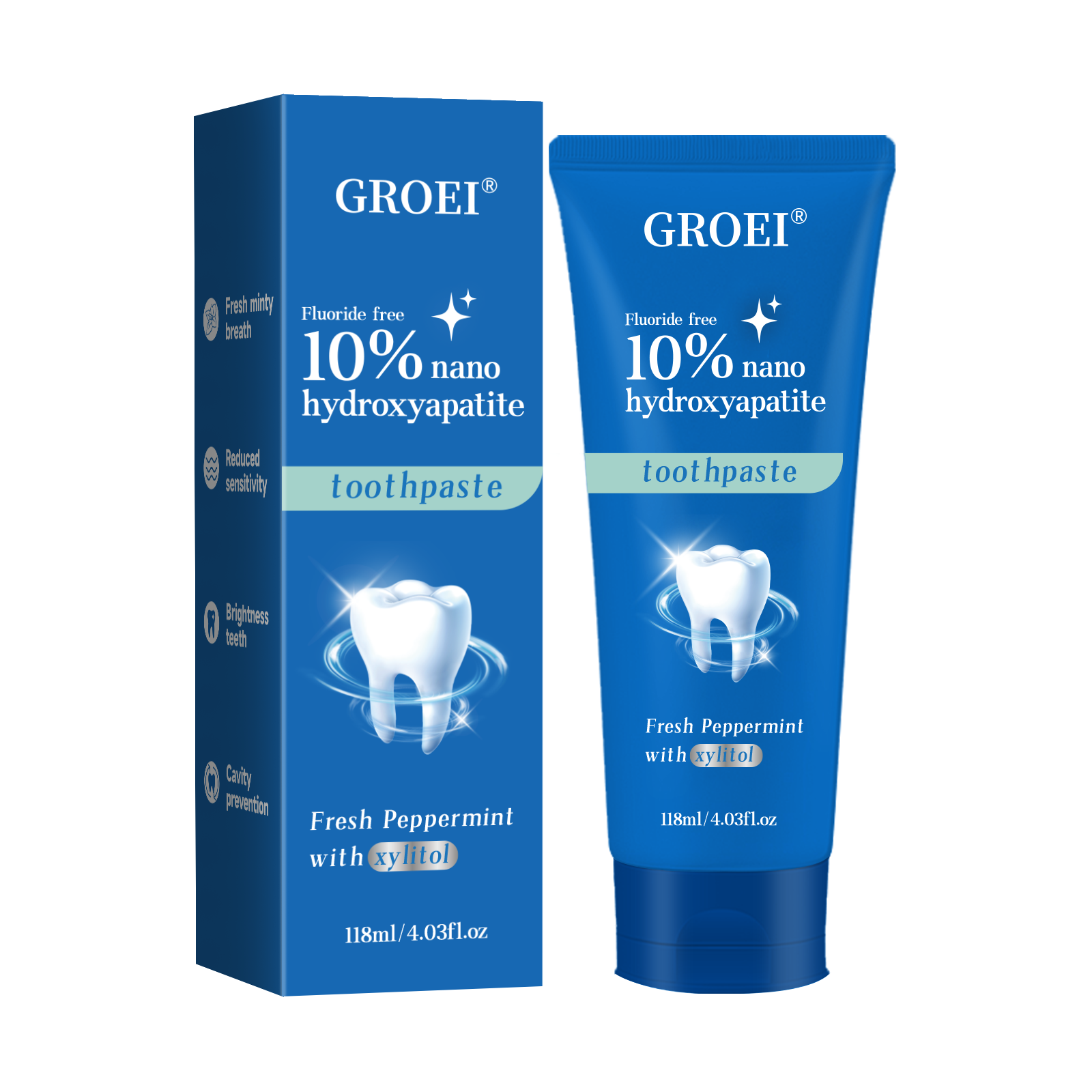 GROEI 10% Nano Hydroxyapatite  - مراجعة Hydroxyapatite Toothpaste وسعره