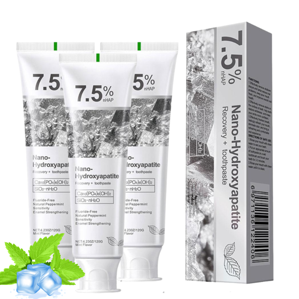7.5% Nano Hydroxyapatite Tooth - مراجعة Hydroxyapatite Toothpaste وسعره