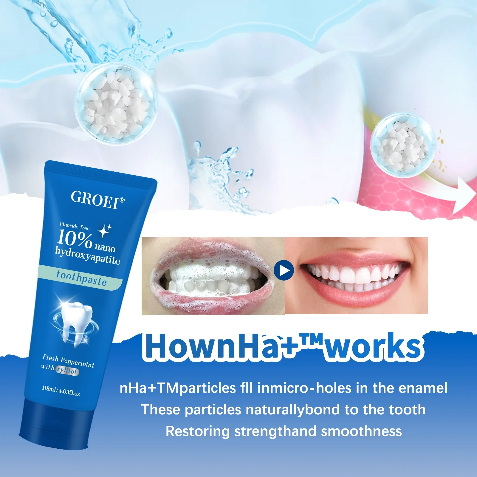 Cavity Prevention Xylitol Toot - مراجعة Hydroxyapatite Toothpaste وسعره
