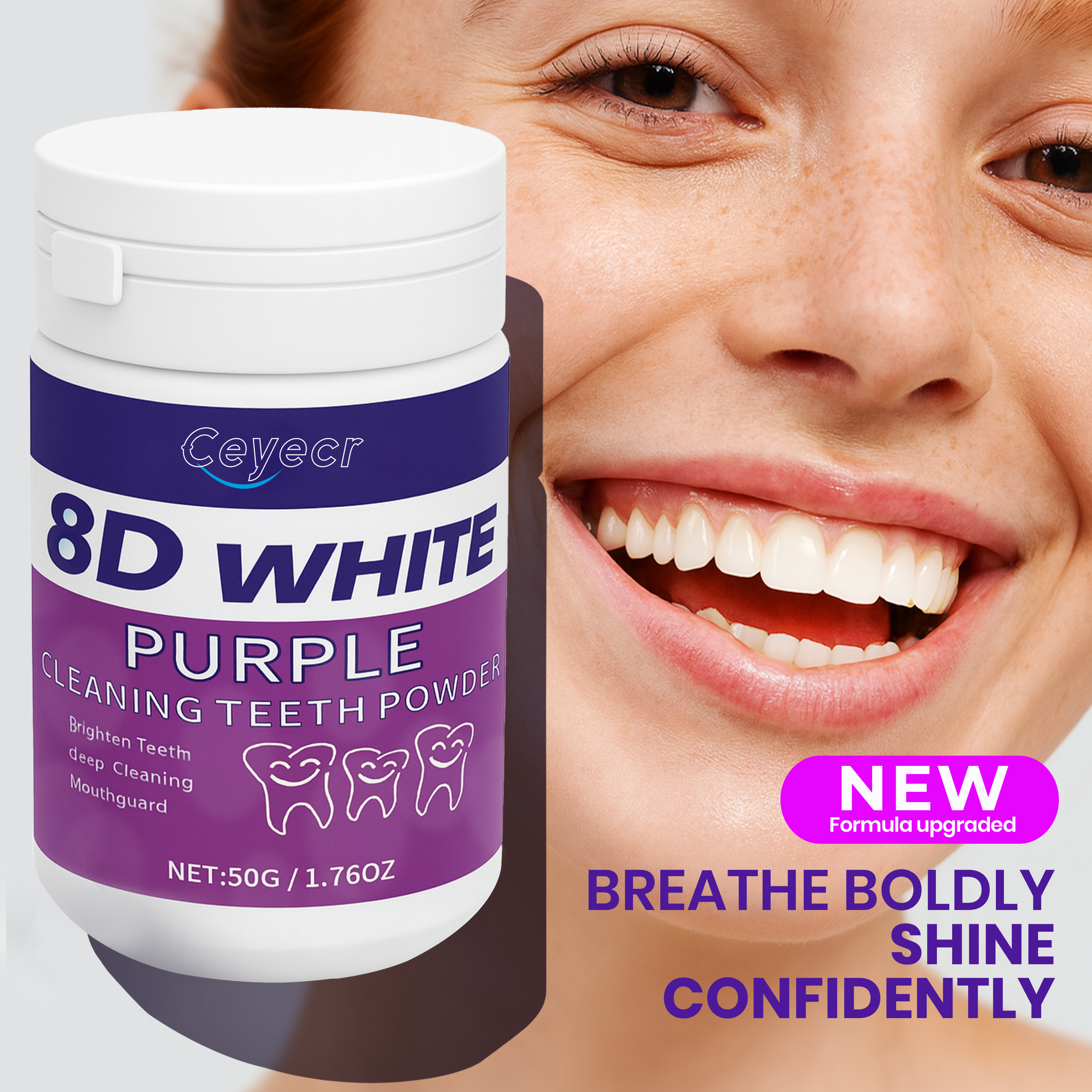 8D white Teeth Whitening Powde - مراجعة Teeth Whitening From Home وسعره