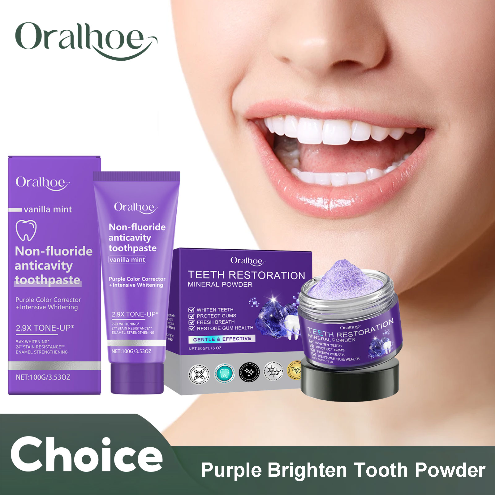 Teeth Restoration Mineral Powd - مراجعة Teeth Whitening From Home وسعره