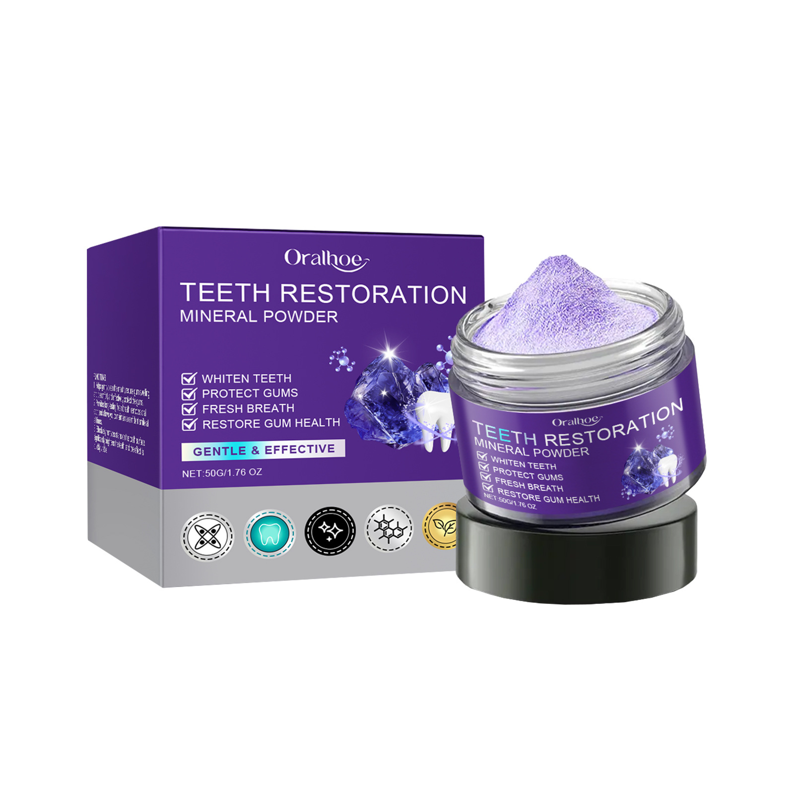 Teeth Restoration Mineral Powd - مراجعة Teeth Whitening From Home وسعره