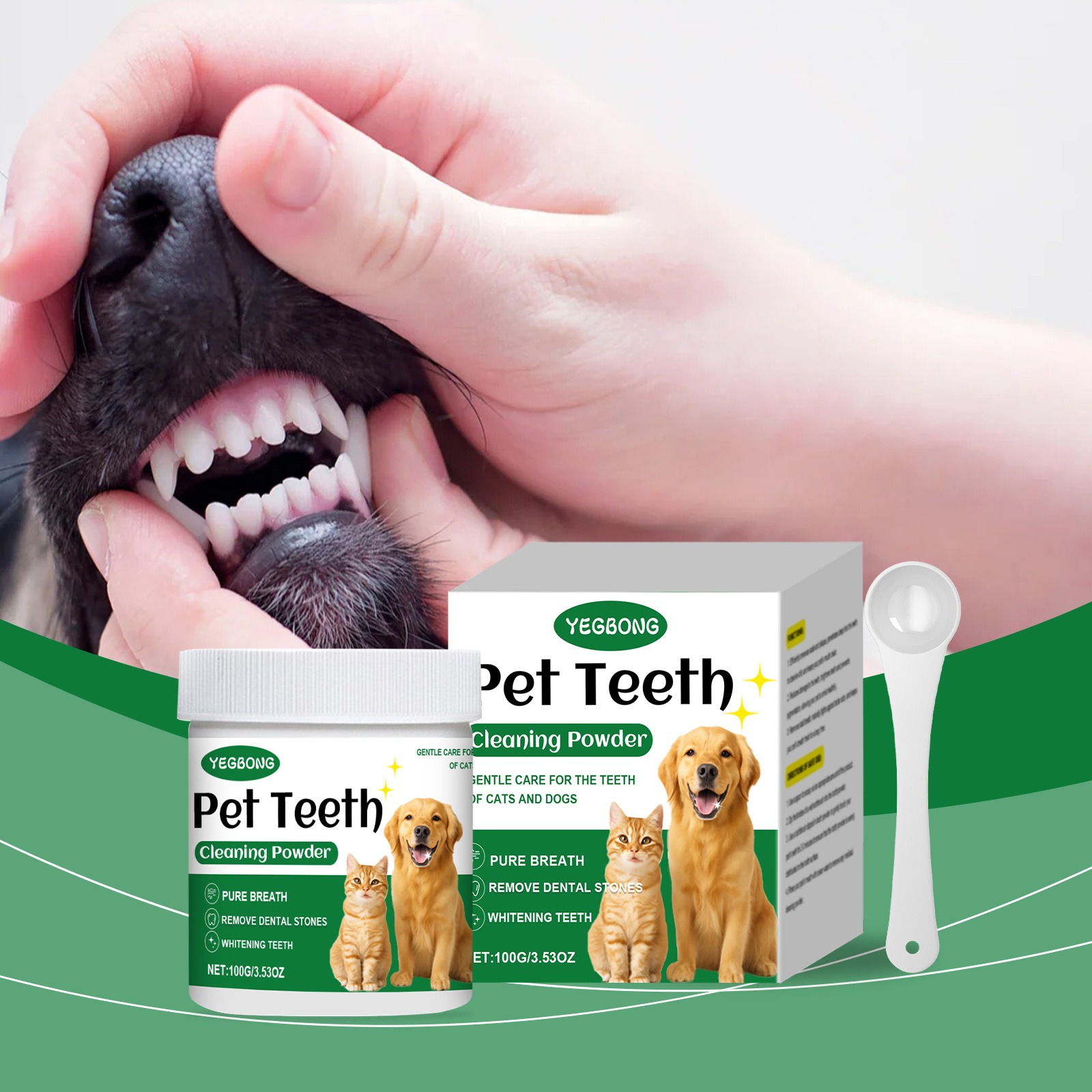 Pet Teeth Cleaning Powder Redu - مراجعة Teeth Whitening From Home وسعره