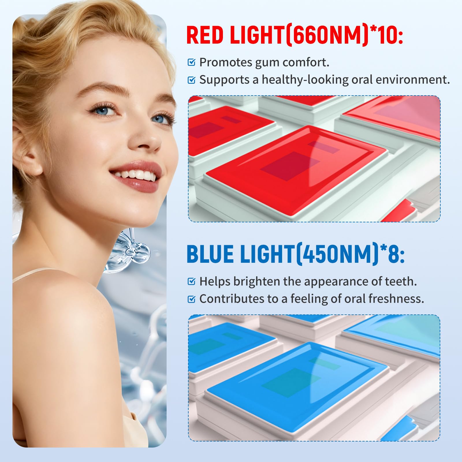 Teeth Whitening Kit 18 Diode R - مراجعة Teeth Whitening With Trays وسعره
