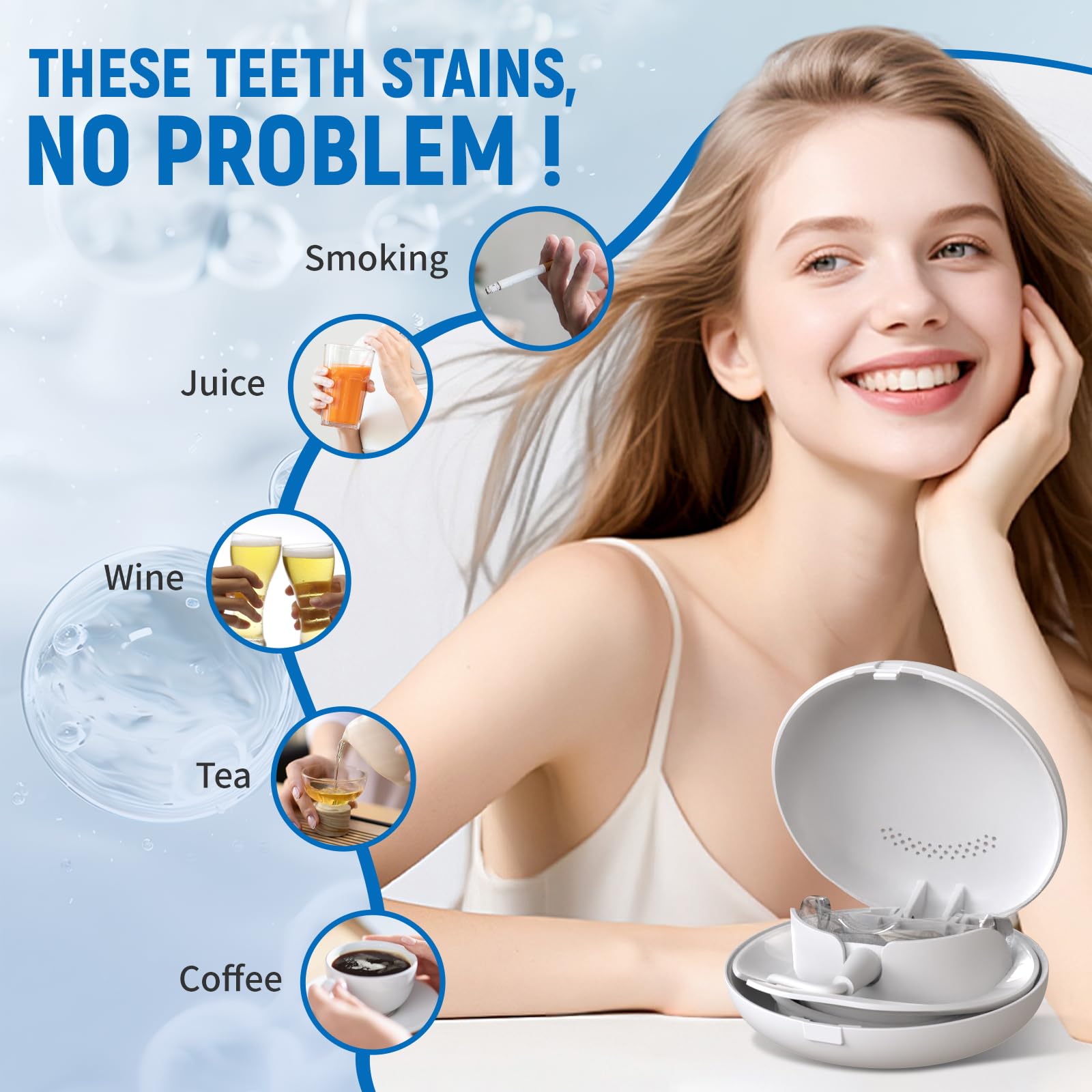 Teeth Whitening Kit 18 Diode R - مراجعة Teeth Whitening With Trays وسعره