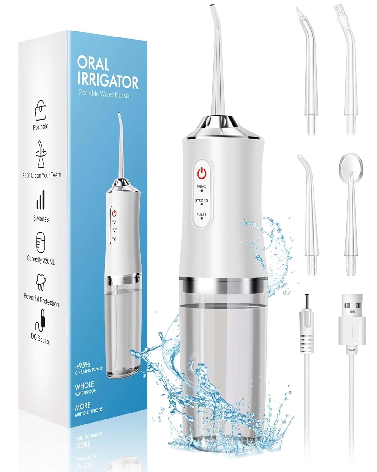 Water Dental Flosser Teeth Pic - مراجعة Water Flosser Cordless وسعره