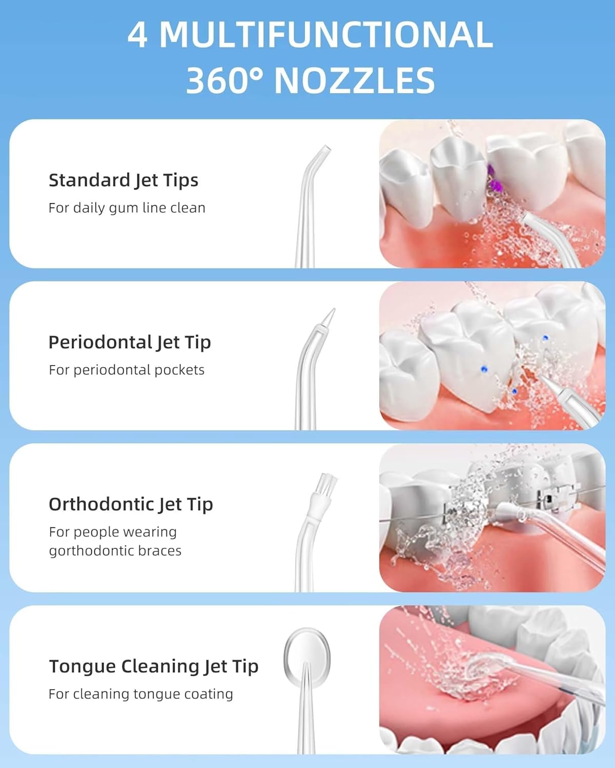 Water Dental Flosser Teeth Pic - مراجعة Water Flosser Cordless وسعره