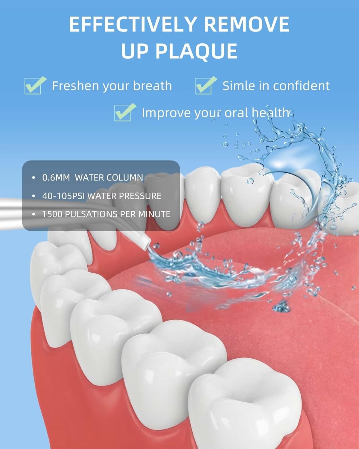 Water Dental Flosser Teeth Pic - مراجعة Water Flosser Cordless وسعره