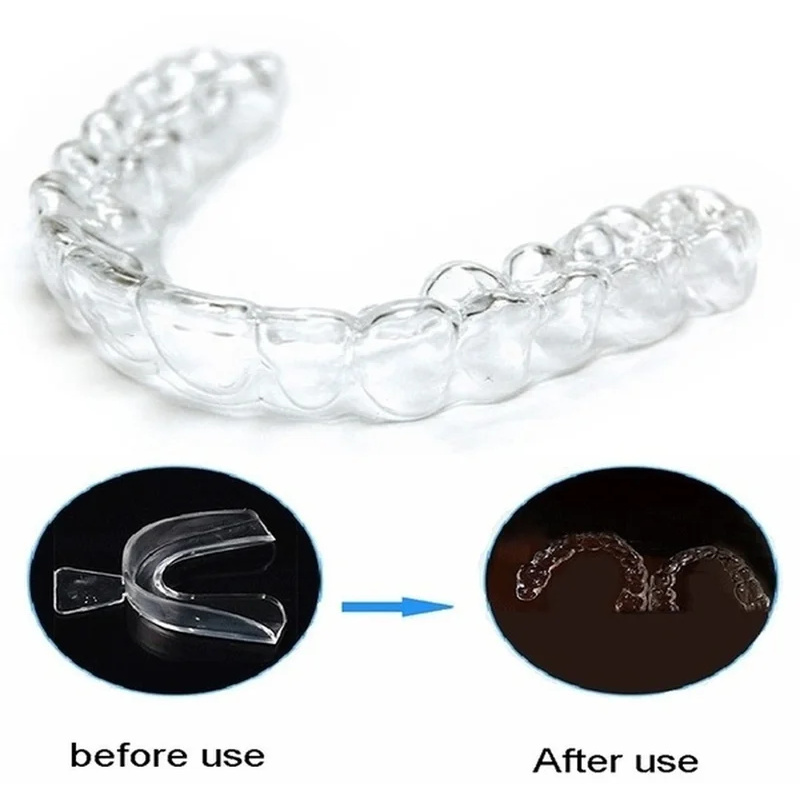 1/8pc Mouth Guard EVA Teeth Pr - مراجعة Teeth Whitening With Trays وسعره