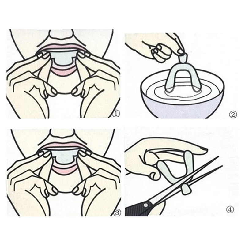 1/8pc Mouth Guard EVA Teeth Pr - مراجعة Teeth Whitening With Trays وسعره