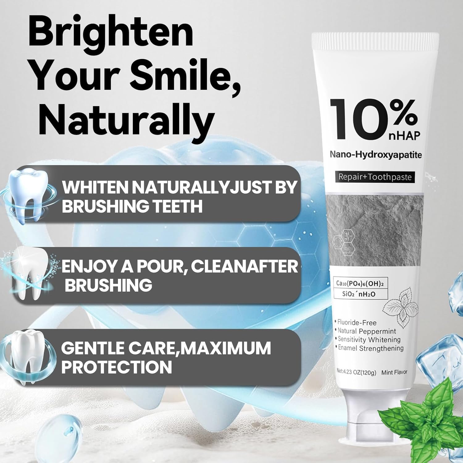 10% Nano-Hydroxyapatite Toothp - مراجعة Hydroxyapatite Toothpaste وسعره