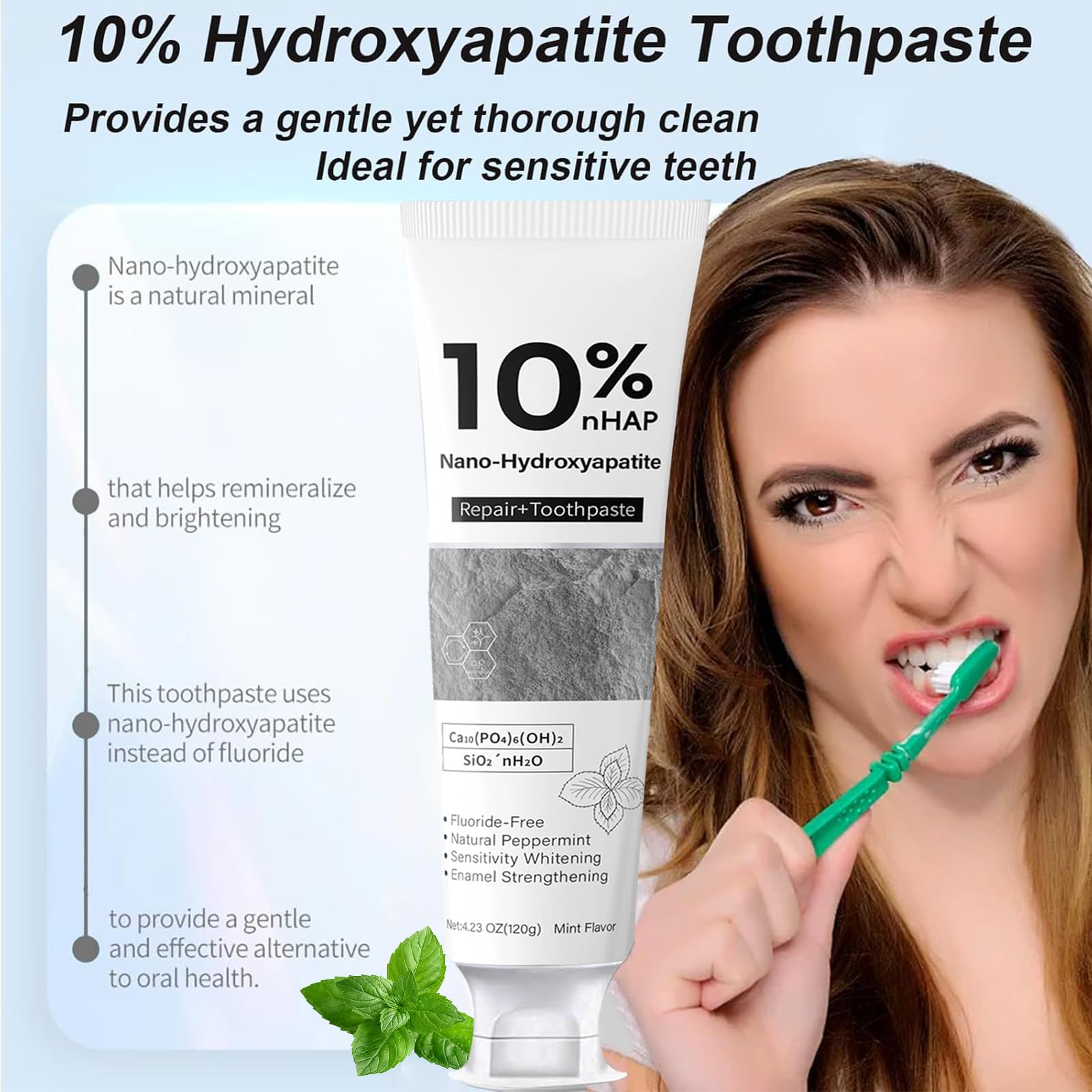 10% Nano-Hydroxyapatite Toothp - مراجعة Hydroxyapatite Toothpaste وسعره