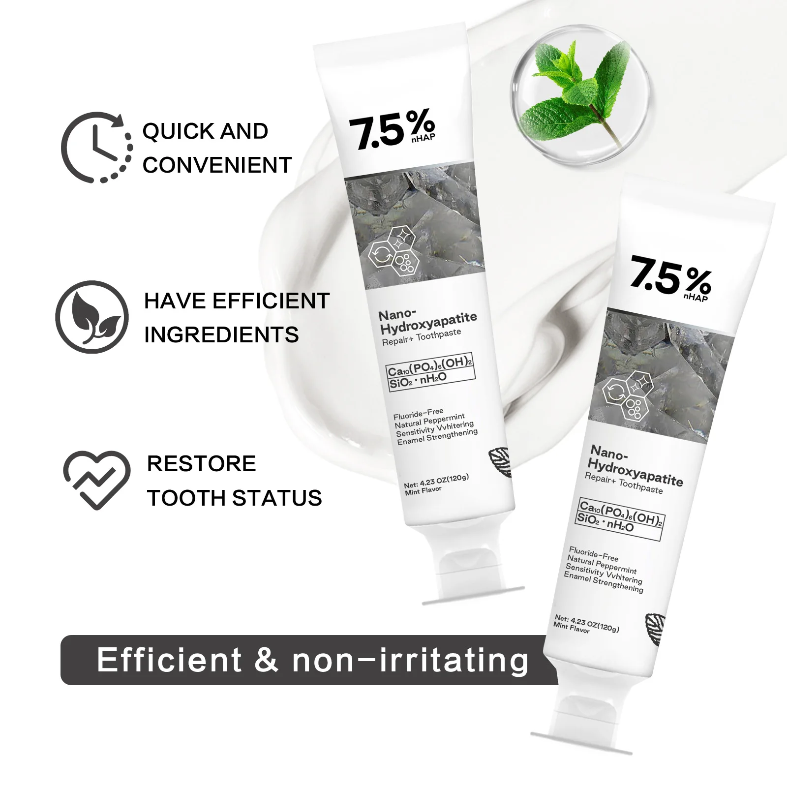 120g Nano Hydroxyapatite Tooth - مراجعة Hydroxyapatite Toothpaste وسعره