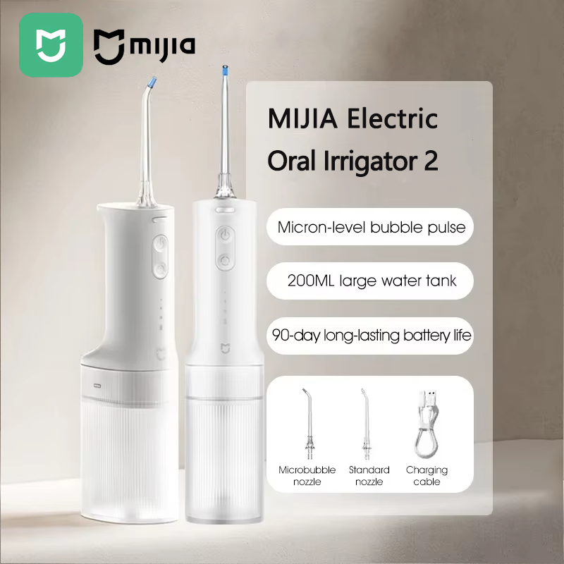 2025 NEW MIJIA Electric Oral I - مراجعة Water Flosser Cordless وسعره