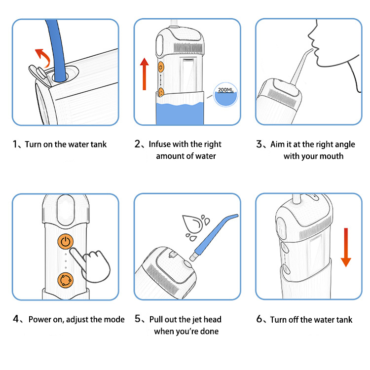 Water Flosser IPX7 Cordless Or - مراجعة Water Flosser Cordless وسعره