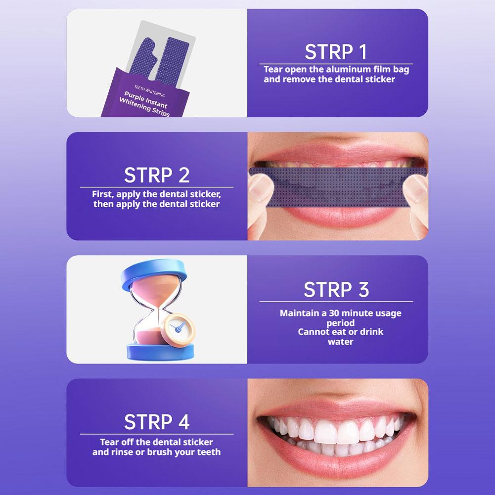 V34 Teeth Whitening Strips - E - مراجعة Teeth Whitening From Home وسعره