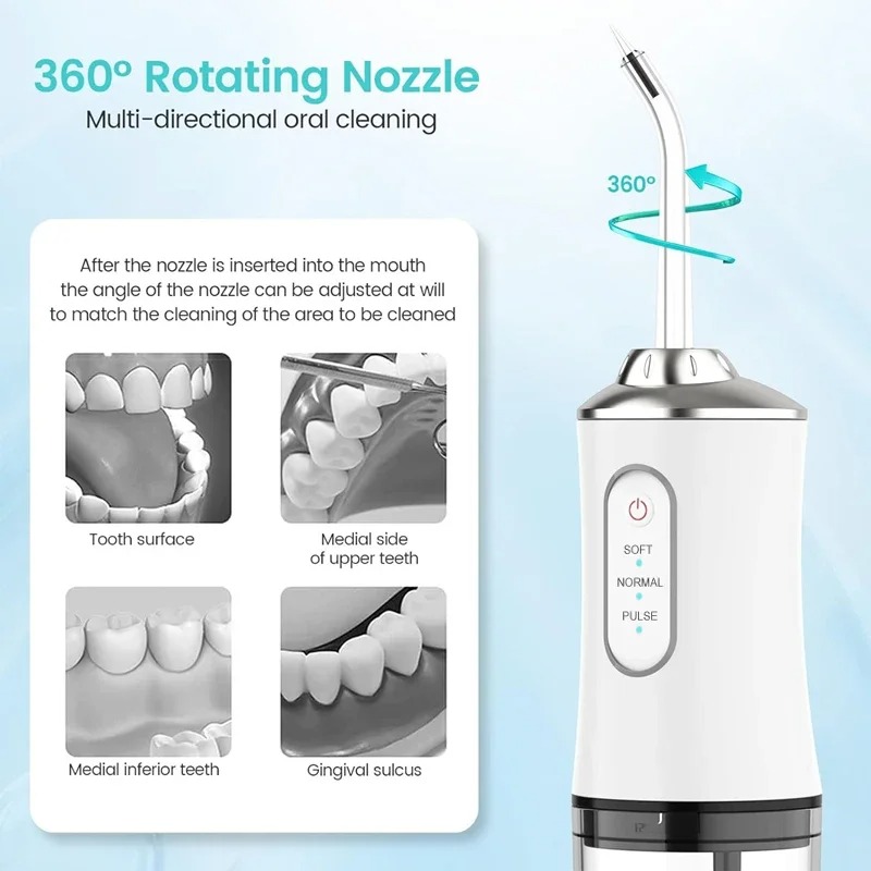 Professional Flossing Portable - مراجعة Water Flosser Cordless وسعره