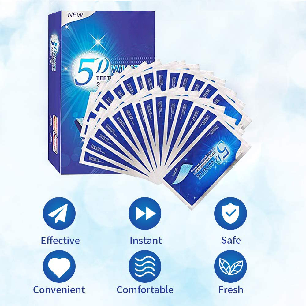 5D White Teeth Whitening Strip - مراجعة Teeth Whitening From Home وسعره