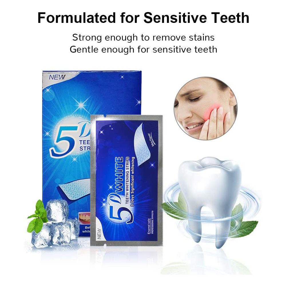 5D White Teeth Whitening Strip - مراجعة Teeth Whitening From Home وسعره