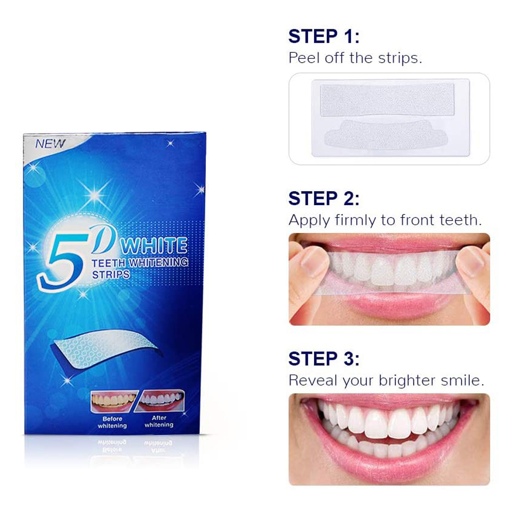 5D White Teeth Whitening Strip - مراجعة Teeth Whitening From Home وسعره